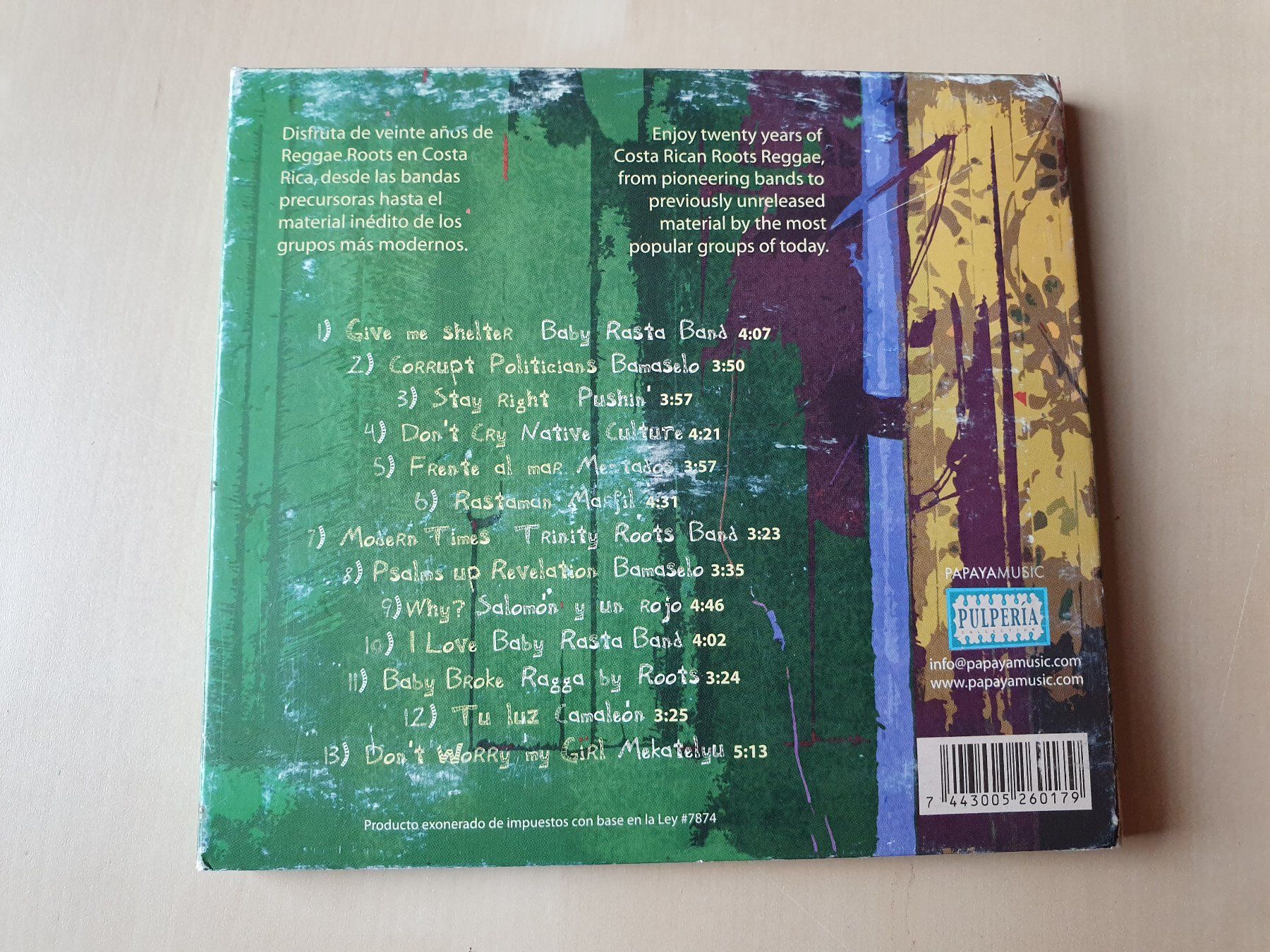 CDs: Costa Rica Reggae Night – Gebraucht aus Stansstad von collectorsshop 1