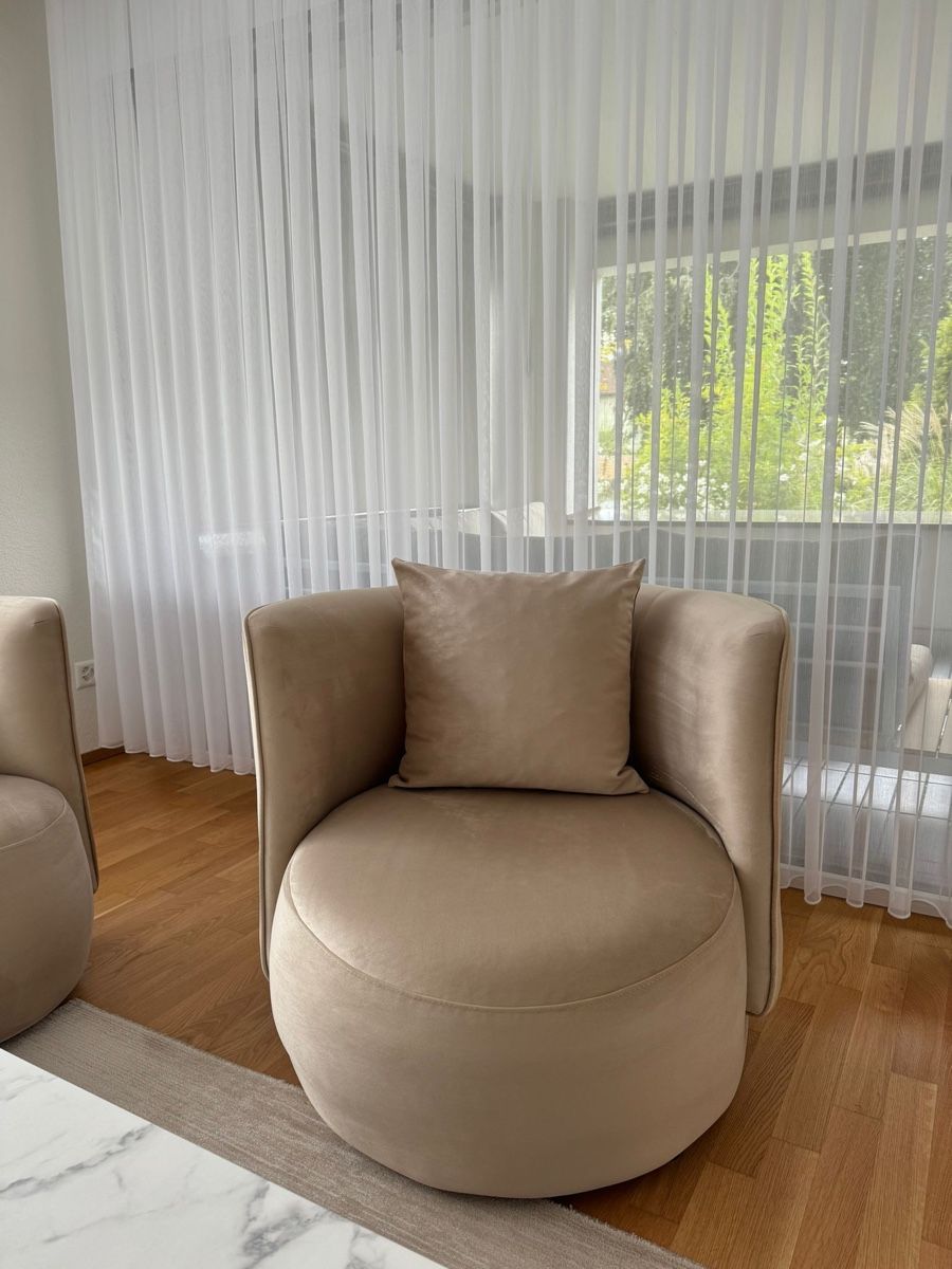 Divani: Modernes Sofa Set, beige, Samt, Top Zustand! – Usato da Balgach venduto da M369 1