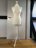 Anziehpuppe weiblich mit Fuss weiss