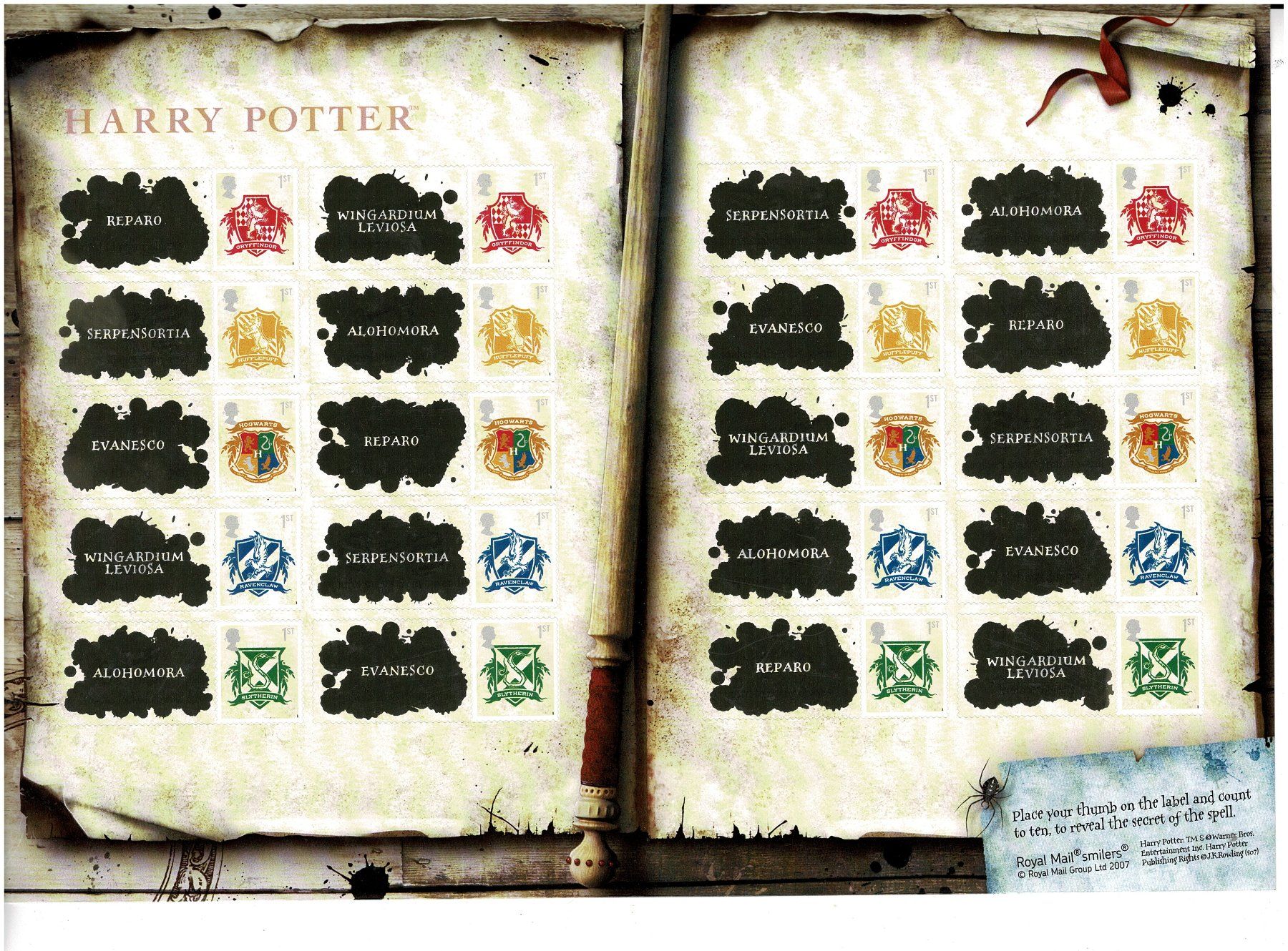 Alle Briefmarken: UK Harry Potter 1 KB ** – Neu (gemäss Beschreibung) aus Lausanne von Whorvath