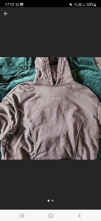 Pulls & Sweat-shirts: teveo grey oversized hoodie contrastline – D'occasion à Kiesen par Laura._