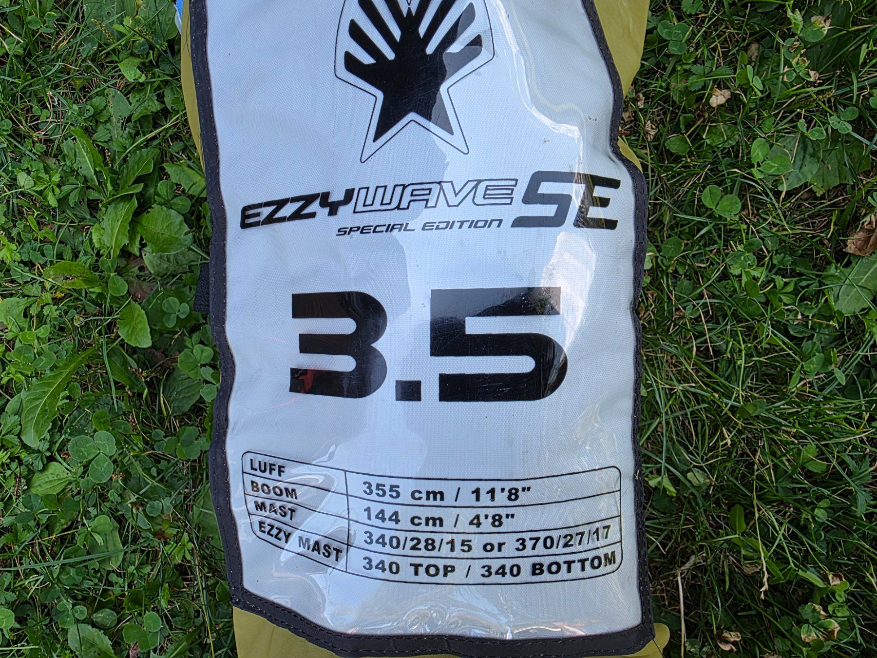 Surf: Windsurfsegel Ezzy Wave SE 3,5 – Usato da Buchs SG venduto da swisssurfer007 3