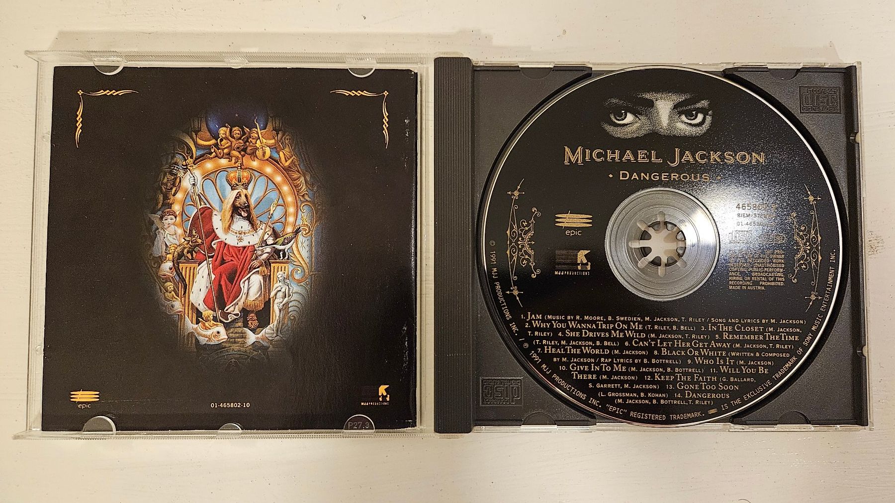CD: CD Michael Jackson Dangerous – Usato da Männedorf venduto da egl_nfg9 2