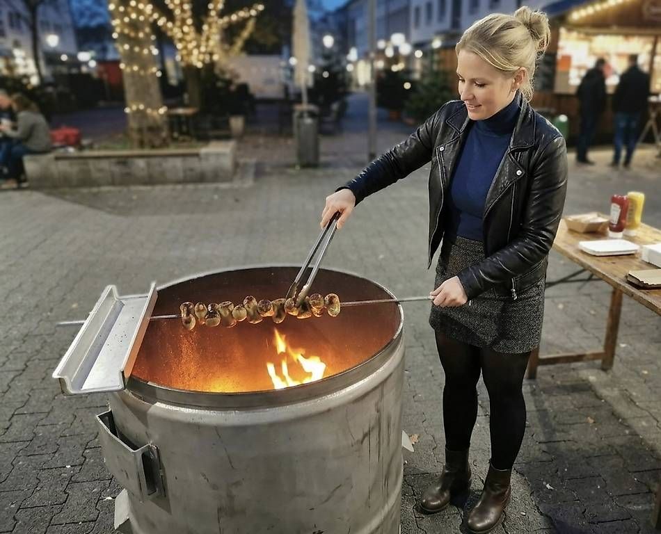 Grills: Feuerkessel / Grill Chromstahl – Gebraucht aus Neudorf von RS_handwaerch77