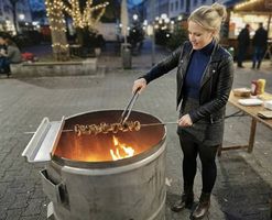 Feuerkessel / Grill Chromstahl