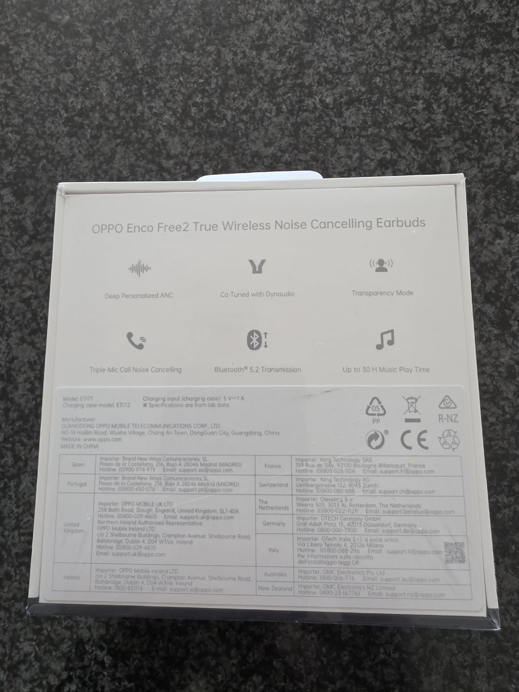 Oppo Kopfhörer: Oppo Enco Free2 Wireless Kopfhörer - Neu – Neu und originalverpackt aus Bülach von hoppelmel 1