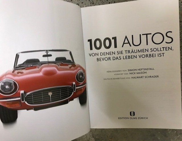 Livres: 1001 Autos vom Simon Heptinstall – D'occasion à Zürich par popcorn67 2