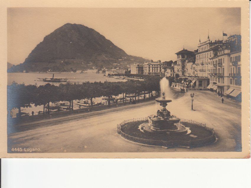 Cartoline postali: Lugano ca. 1925 – Usato da Bürglen TG venduto da StampGraf