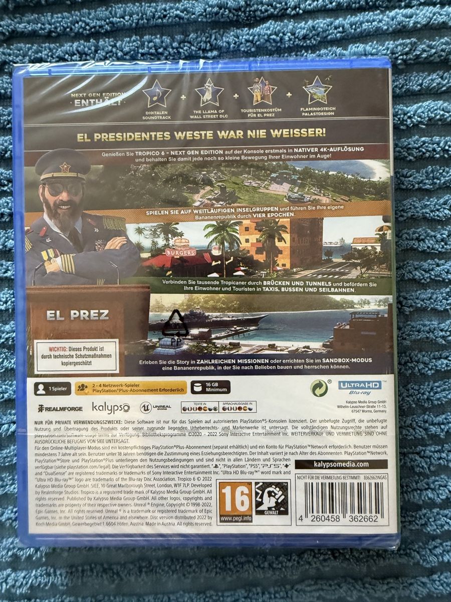 Spiele: Tropico 6 PS5 NEU – Neu und originalverpackt aus Buchs SG von Tolm 1