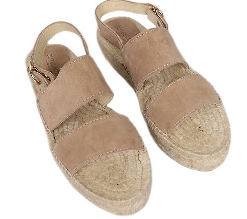 Damenschuhe: JUTELAUNE Sandalen handcrafted taupe Gr. 40 – Gebraucht aus Biberstein von evolution89 2