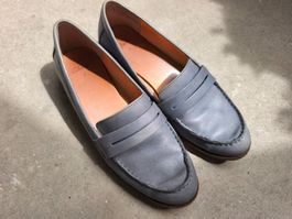 Clarks leather loafers, 39.5