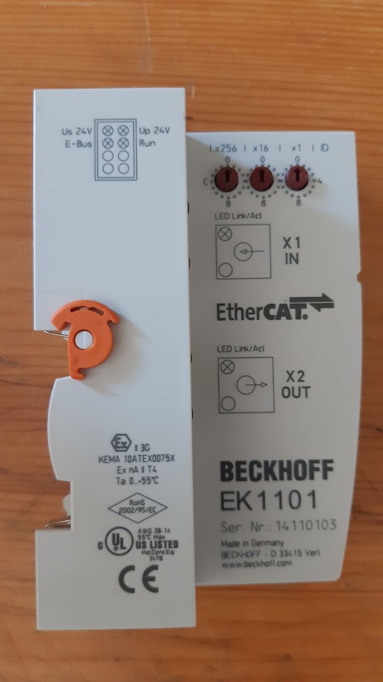 Beckhoff Composants électroniques: Beckhoff EK1101 EtherCAT-Koppler mit ID-Switch NEU – Neuf (Voir description) à Oey par Parkplatzbrocki 1