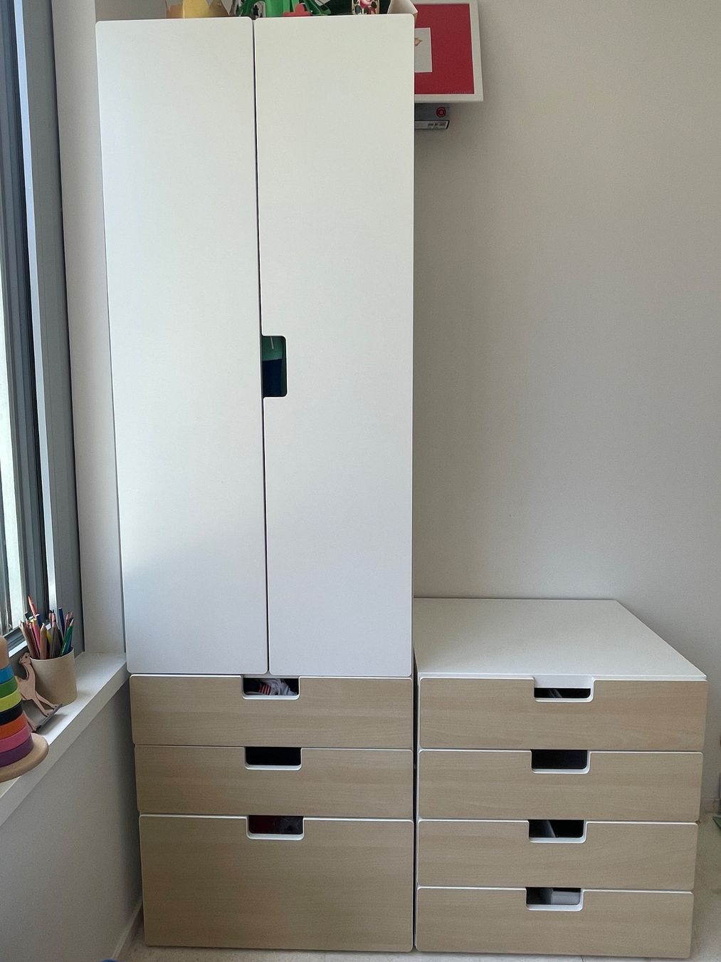 Ikea Armadi: Ikea Smadstad / Plasta Schrank & Komode – Usato da Zürich venduto da Elodie_s