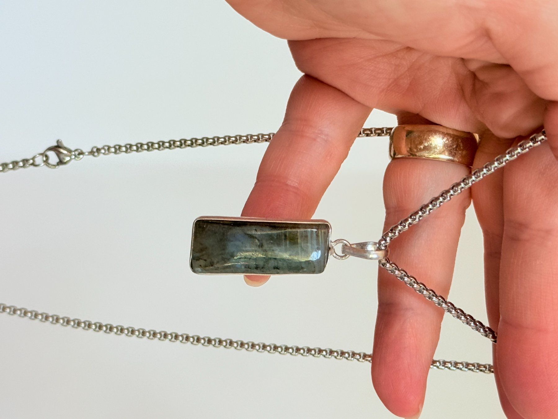 Catenine: Collier avec Labradorite – Nuovo e nell'imballaggio originale da Genève venduto da AWWA 8
