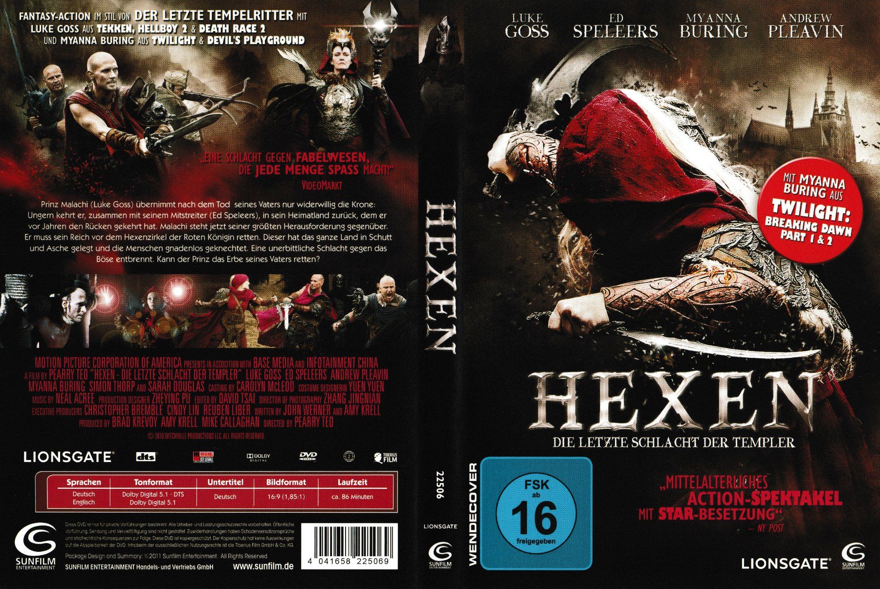 Tutti i DVDs: DVD - Hexen - Die letzte Schlacht der Templer – Usato da Langnau am Albis venduto da MediaRescuerKeLoX