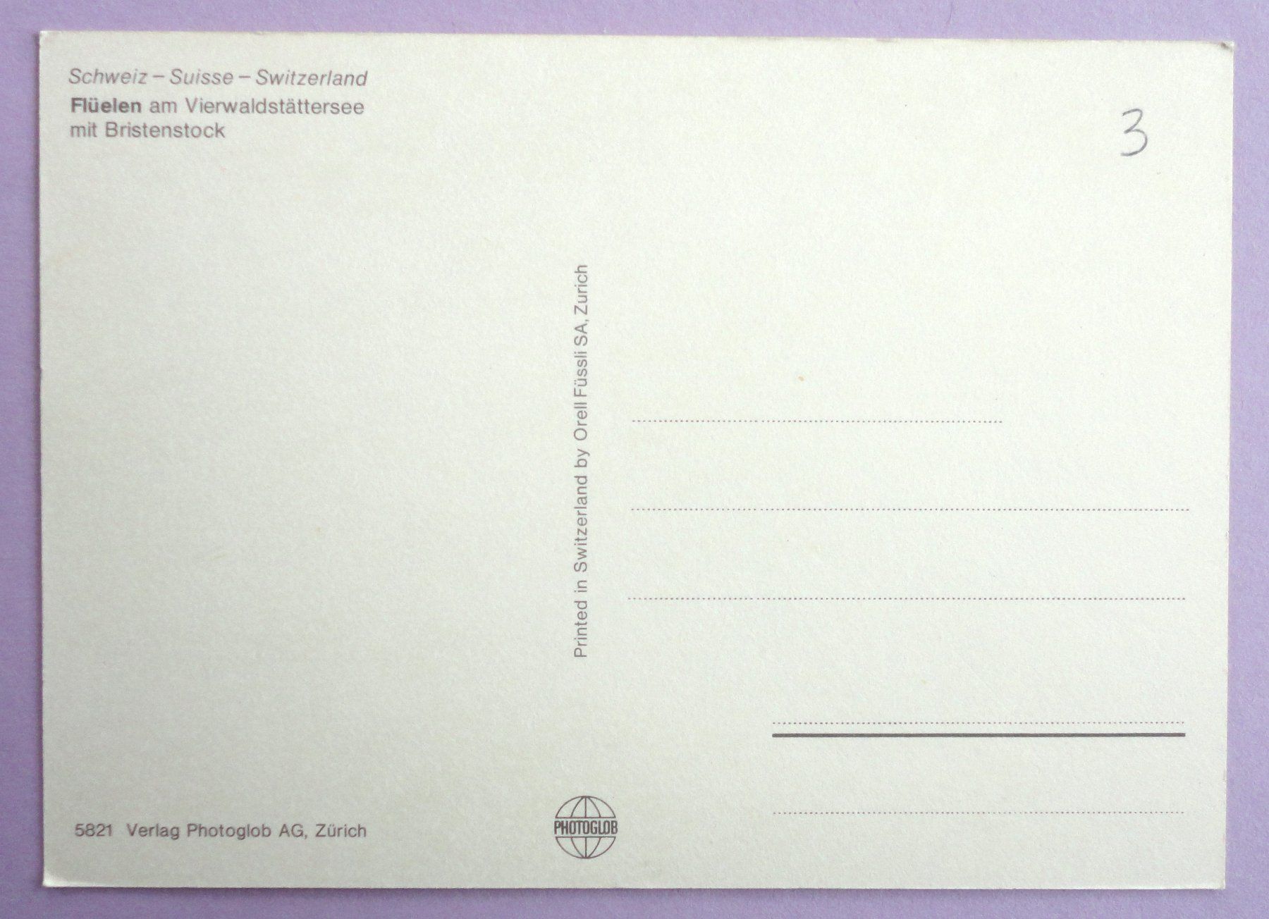 Cartoline postali: Flüelen am Vierwaldstättersee – Usato da Fétigny venduto da Billy2miny 1