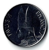 Paulus VI_Citta del Vaticano_1966_L 100_Gedenkmünze