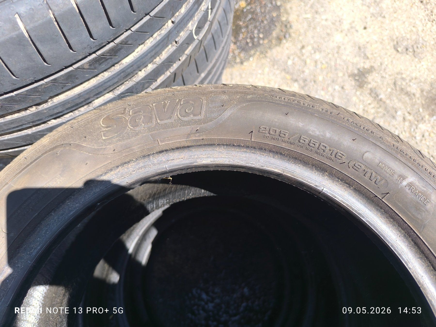 Sava Pneumatici & Ruote complete: 205/55R16Sava Intensa Hp2 Sommer – Usato da Jona venduto da Nabobtuning 1