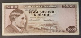 5'000 KRONEN / ISLAND L.1961 (1974-80)