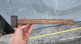 antiker Schlosser ?  HAMMER  handgeschmiedet L 37cm