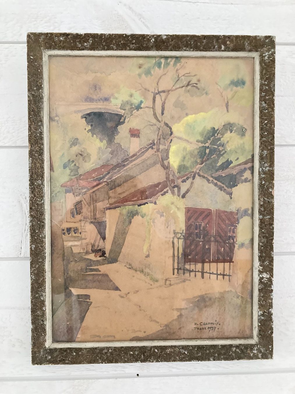 Dipinti: Marcel Chappuis-Twann-Bern-1937 – Usato da Vaumarcus venduto da Arte-Lovers