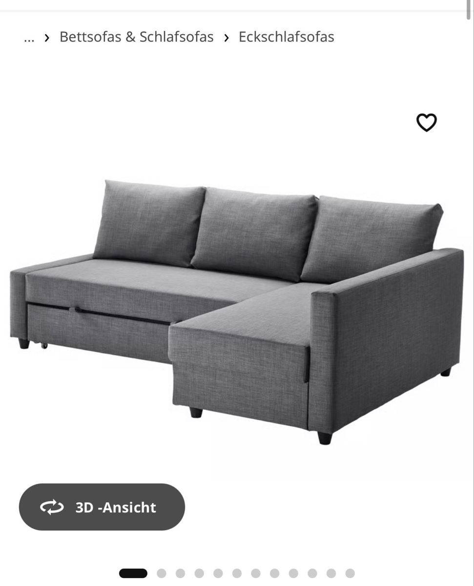 Divani: FRIHETEN Eckbettsofa mit Bettkasten neuwertig – Usato da Bronschhofen venduto da jdr_l9z2