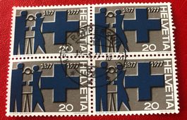 4 er Block Nr.586 mit Stempel
