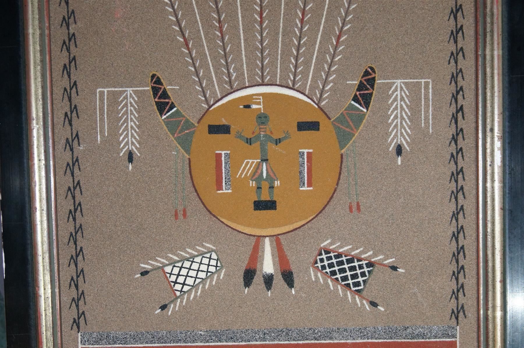Foto & Immagini: Altes Navajo Sandbild wohl Mitte 20. Jhd. – Usato da Geroldswil venduto da ARTEFACTO 2