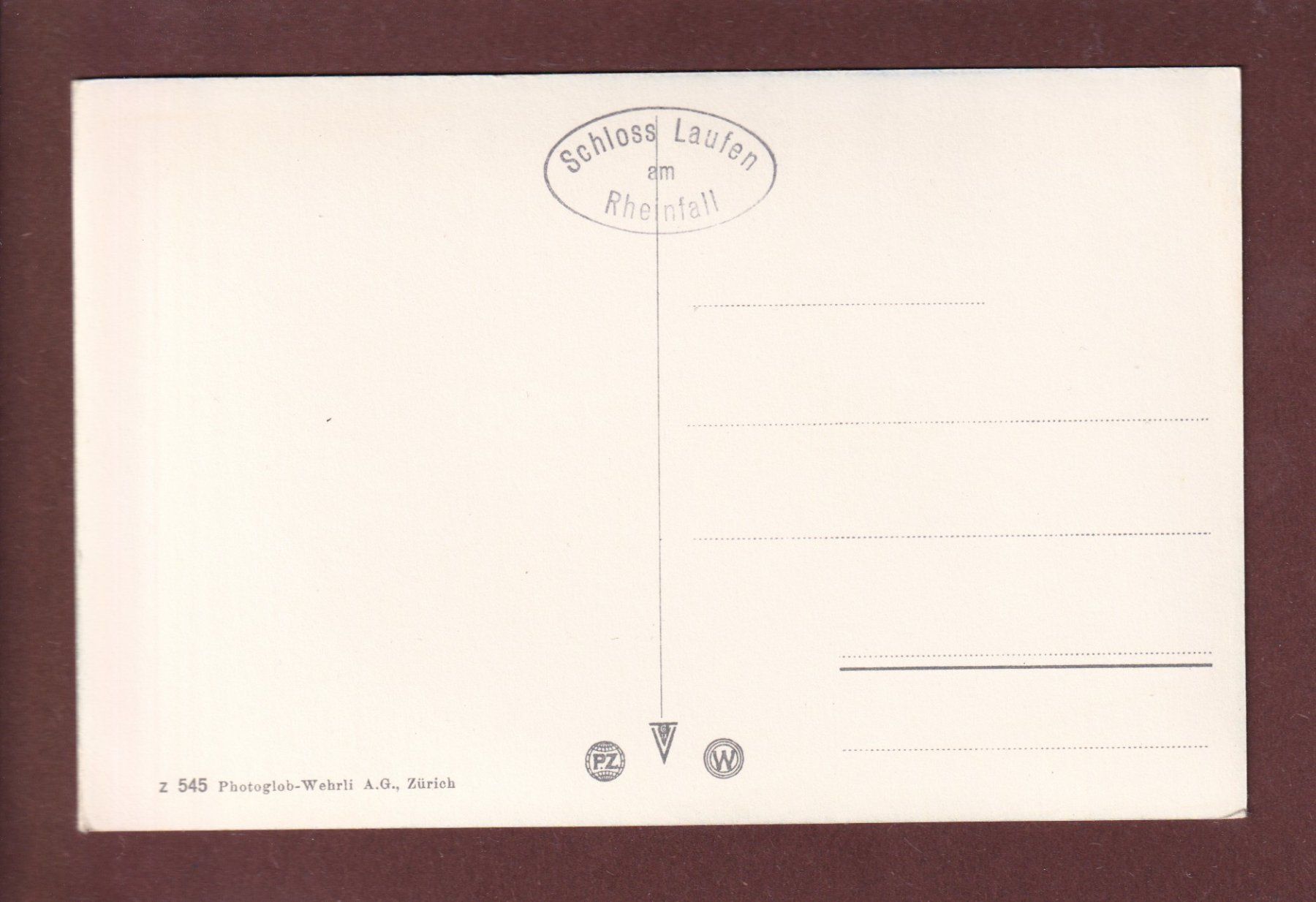 Cartoline postali: RHEINFALL und die Alpen – Usato da Pully venduto da nicecards 1