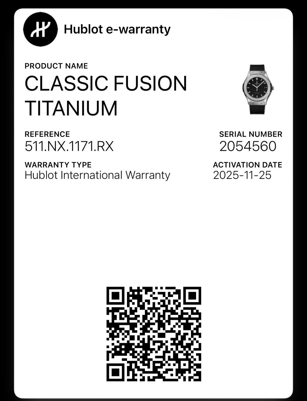 Hublot Orologi: Hublot Classic Fusion Titanium 45 mm Automatic | Ref. 511.NX – Usato da Neuenhof venduto da cap_27ww 3