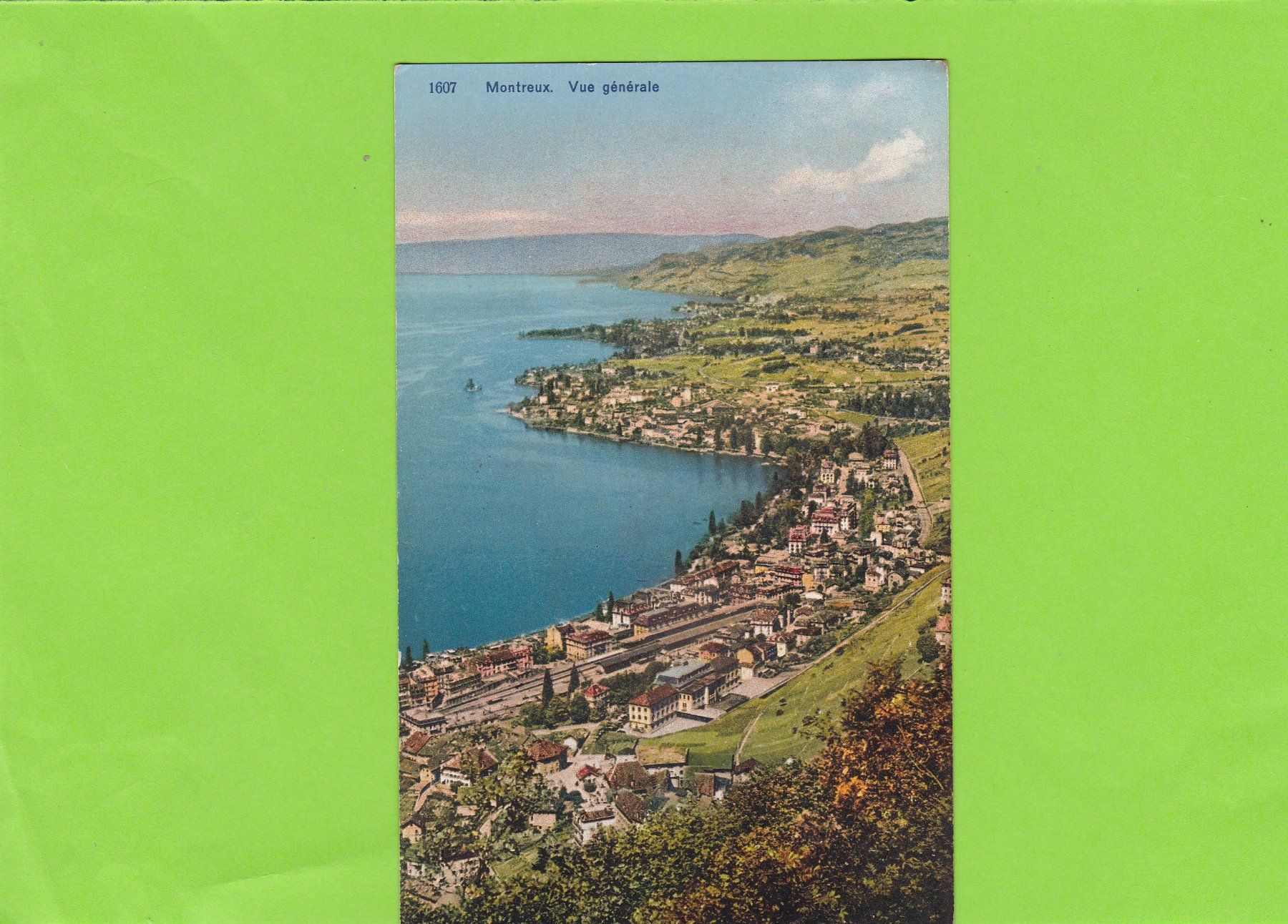 Cartoline postali: Montreux-vue générale – Usato da St. Peterzell venduto da neckertal