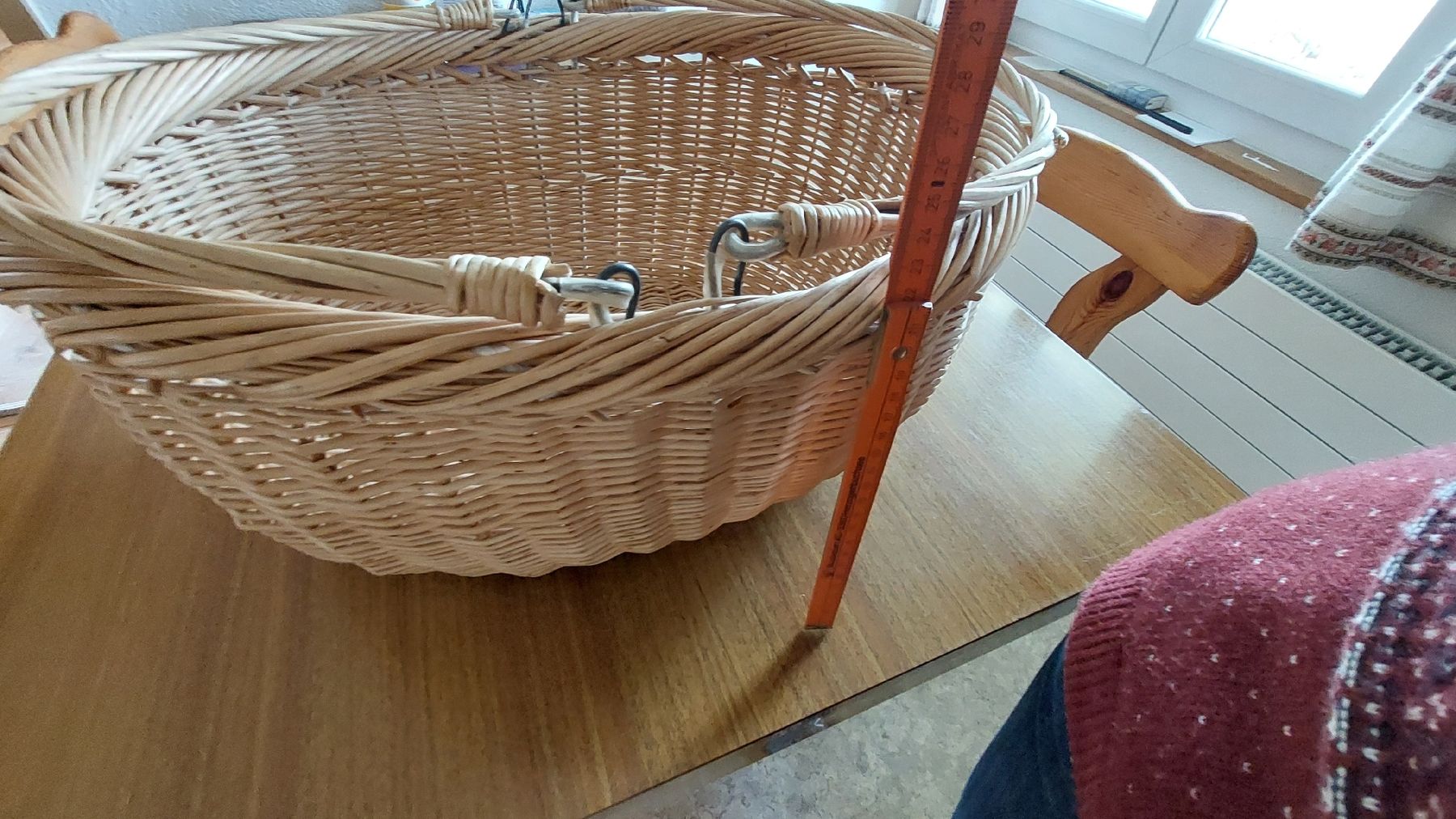 Altro per la casa: Grosse Ernte Korb aus Weide, oval – Usato da Thörigen venduto da Mairitterling 2