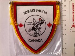 Vintage Fanion/Wimpel    MISSISSAUGA  TOURNEMENT  CANADA
