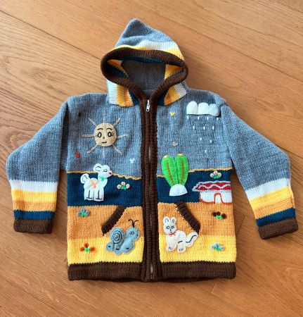 NEU! Süsses Handgemachtes Strickjäckchen (3 jährige)