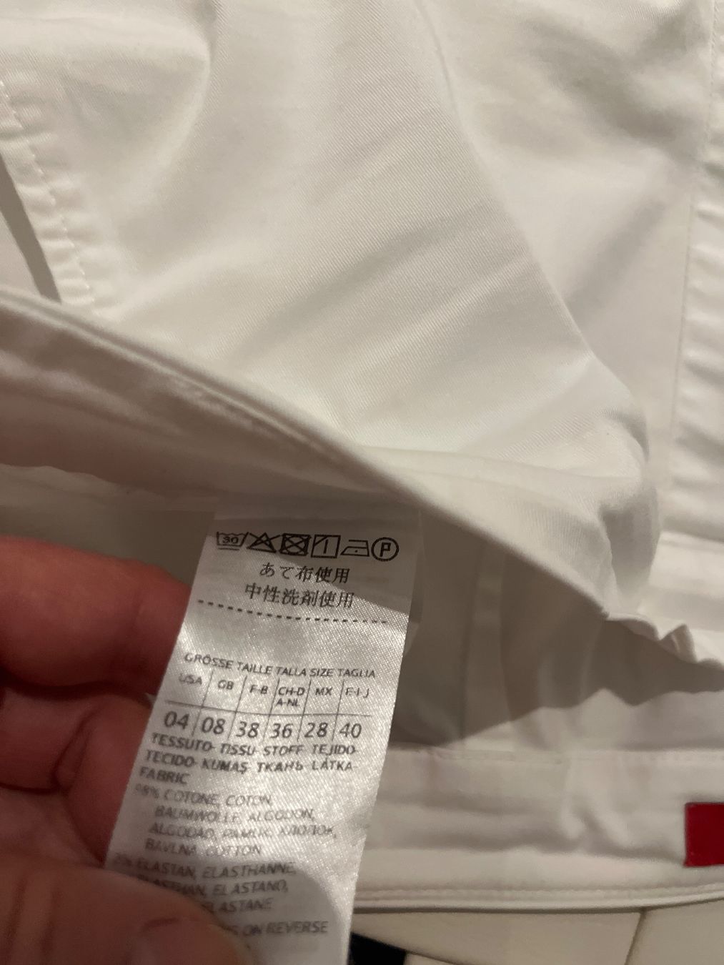 Max Mara Pantaloni: Max & co white ankle short trousers – Usato da Rüschlikon venduto da ant_5v7g 2
