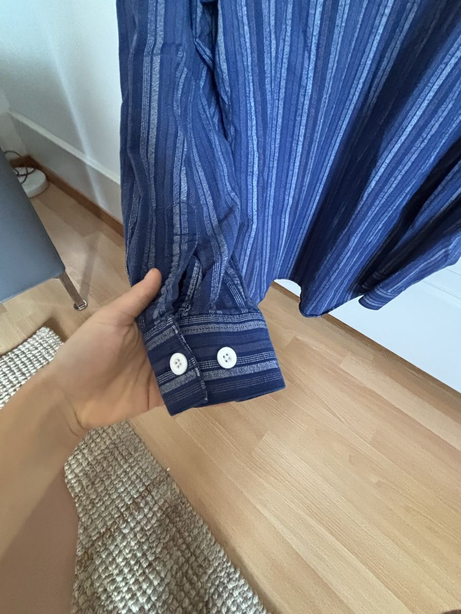 Camicie: Herren Hemd Krähe blau gestreift – Usato da Bern venduto da wisemagpie 3