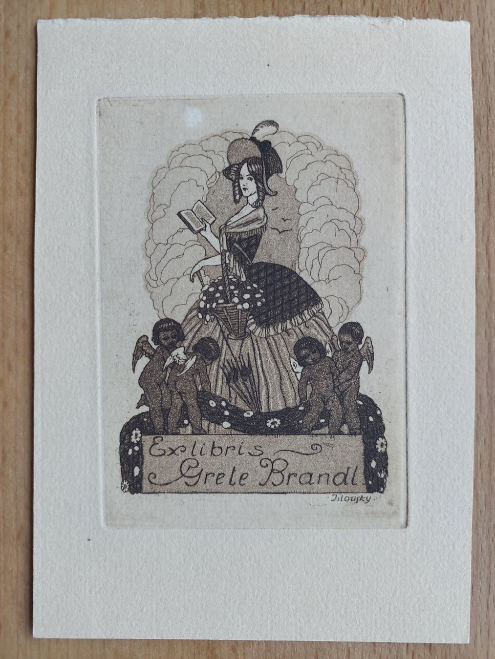 Dipinti: Exlibris Georg Jilovsky - Original Radierung – Usato da Obfelden venduto da Knauserig2026
