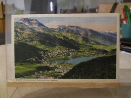 St.Moritz Hahnensee Postkarte 1