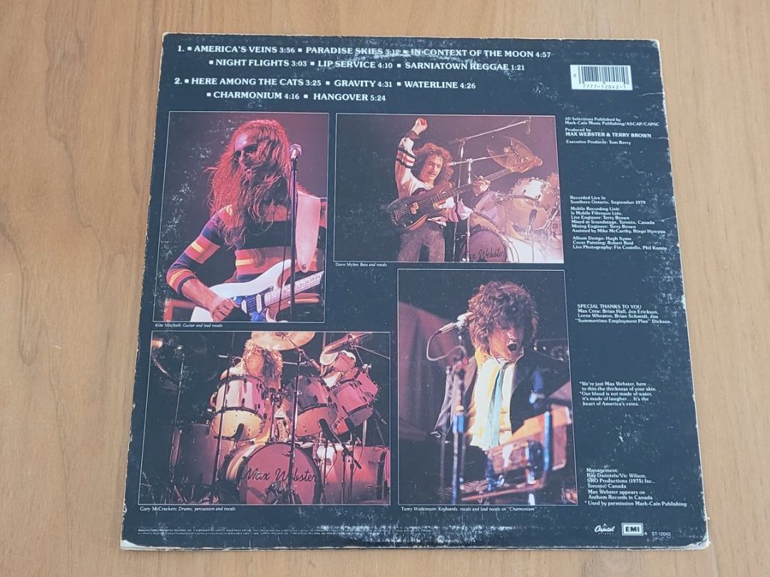 Schallplatten: LP  Max Webster – Gebraucht aus Martigny von MZ-67 1