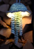 Gehäkelte Quallen Lampe - Jellyfish Lichterkette