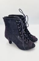 Tanzschuhe Schnürstiefeletten, schwarz, Grösse 38, neuwertig
