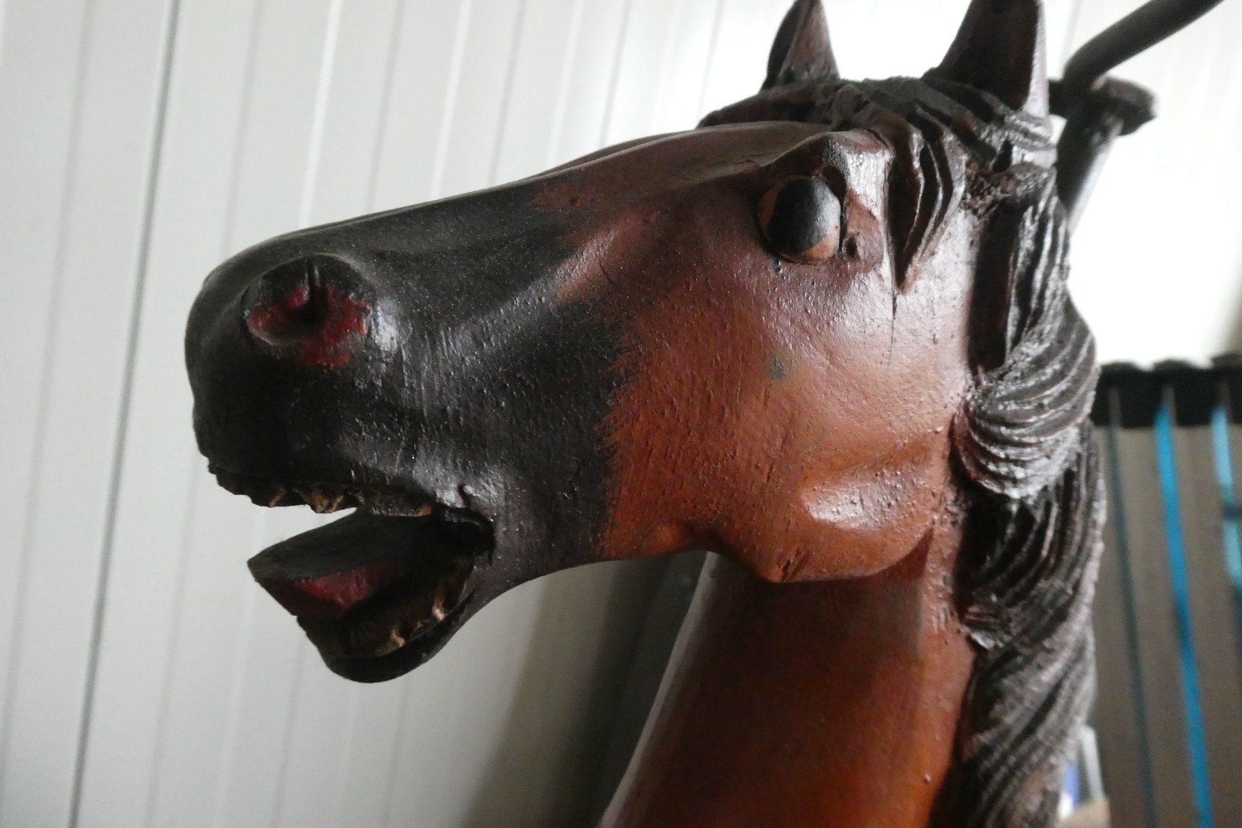 Veicoli per bambini: Cheval Tricycle ancien – Usato da Fontaines NE venduto da monloisir 3
