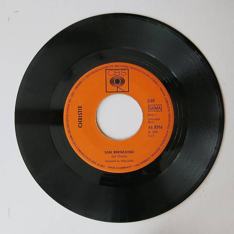 Dischi in vinile: Vinyl-Single 7" Christie – Usato da Bözen venduto da Keramik22 1