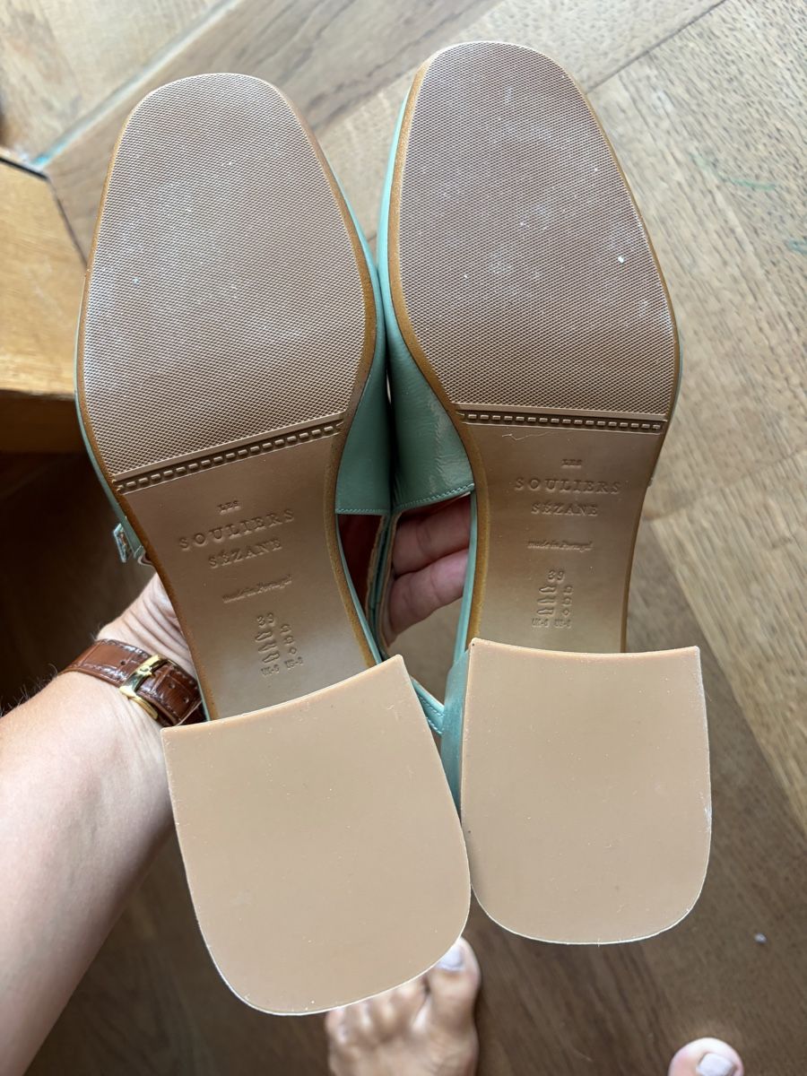 Sezane Chaussures femmes: Sézane Paula Babies Sage  – Neuf avec emballage d'origine à Zuerich par yasminflower 1