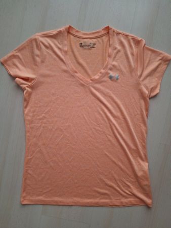 Under Armour HeatGear Damen T-Shirt, Grösse M, Orange