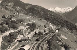 Ausserberg lotschbergbahn Eisenbahn