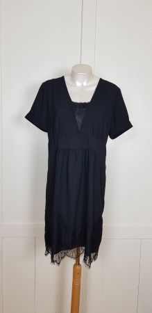 Kleid, schwarz, Kiabi, Gr. 44 46