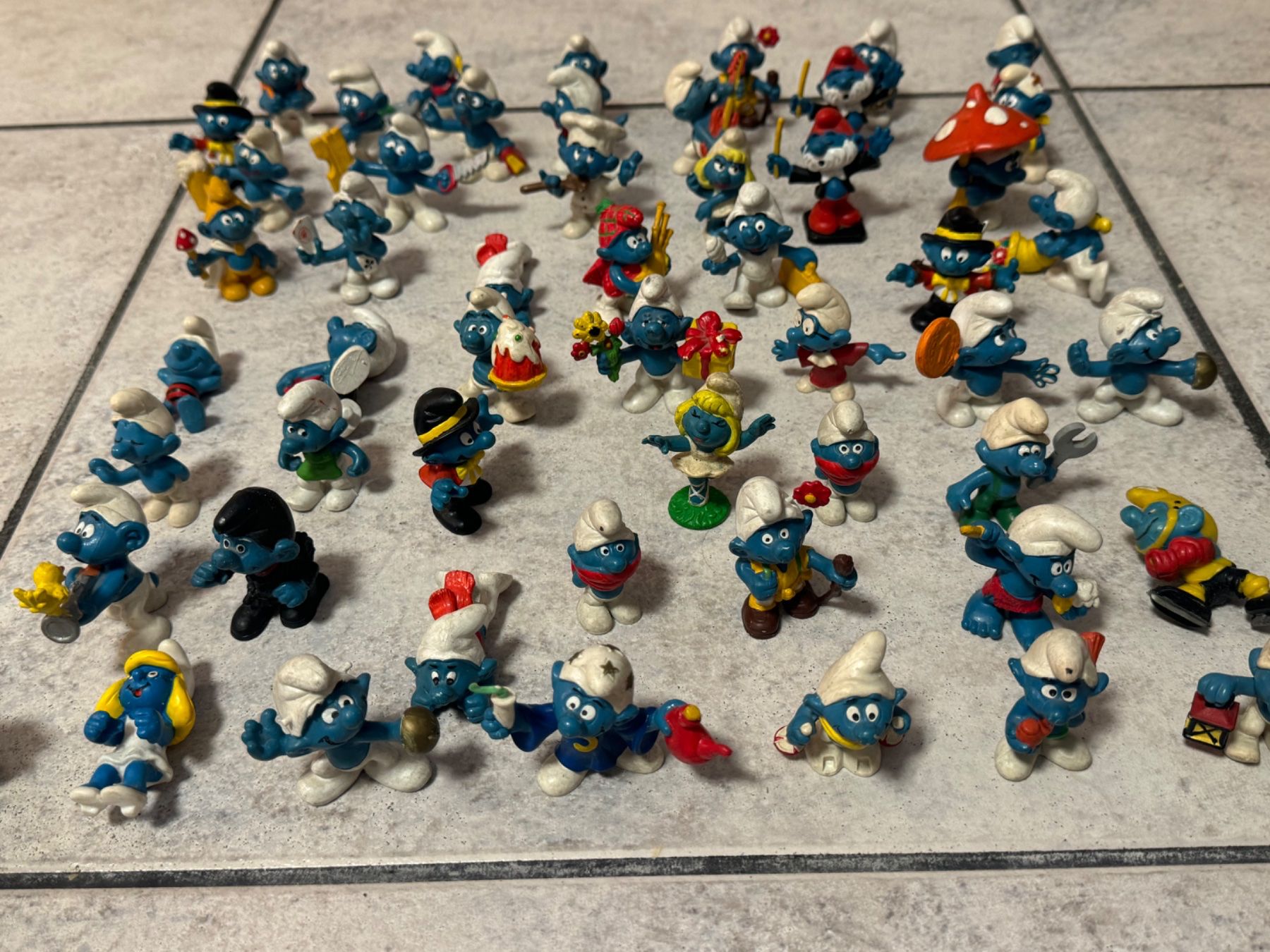 Statuette: Schlumpf Sammlung ( 53 Figuren ) – Usato da Kaiseraugst venduto da Drasa 1