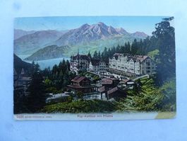 AK Rigi-Kaltbad mit Pilatus 1906
