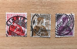Helvetia 1909 120-122